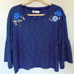 Hollister Embroidered Top